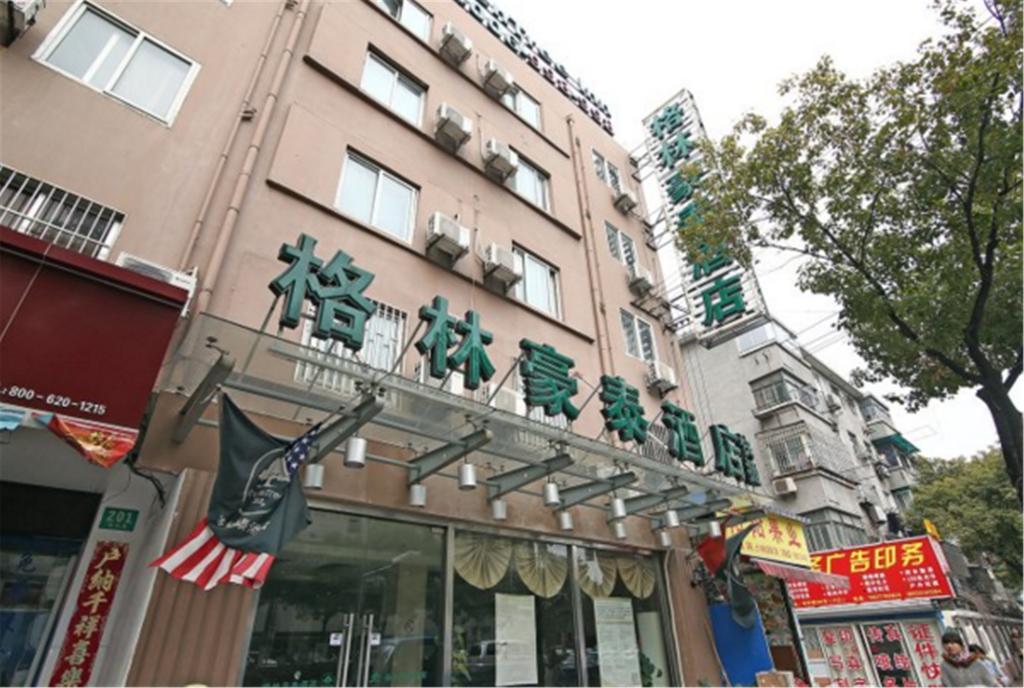 Greentree Inn Shanghai Jiangwan Town Express Hotel Exterior foto